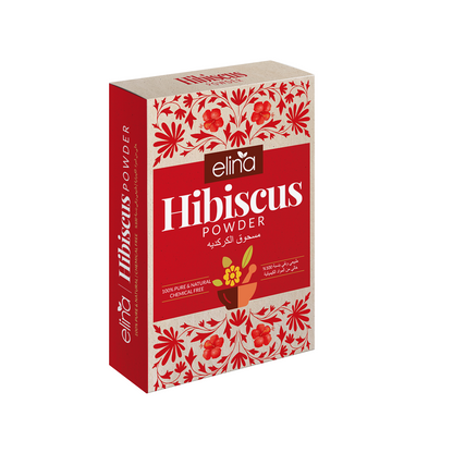 Elina Hibiscus Powder | 100% Pure and Natural | Hibiscus Powder for Hair | Chemical Free | Hibiscus Rosa Sinensis | 100 Grams